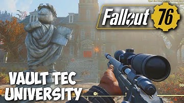 Fallout 76 - Exploring Vault-Tec University (Secret Vault?)