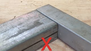 stop the bad job, two skills cutting welder for 90 degree joints