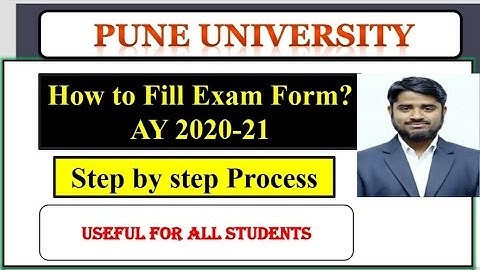 SPPU | How to Fill Exam Form? | Step by Step Process |