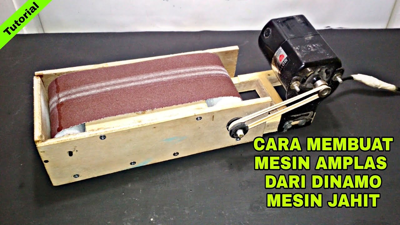  Cara  membuat  MESIN  HAMPELAS DARI DINAMO  MESIN  JAHIT How 