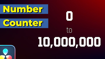 Create Animated Custom Number Counter in DaVinci Resolve (Counts up to ANY Number!)