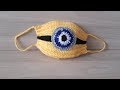 Tapaboca tejido a Crochet con figura de Minions / Cómo hacer cubrebocas?