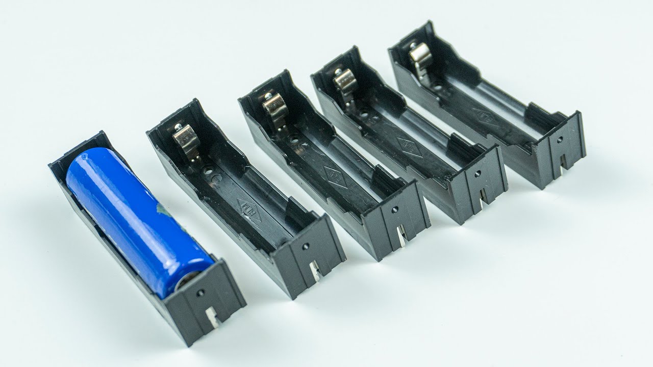 Холдер для 18650 с Aliexpress - YouTube