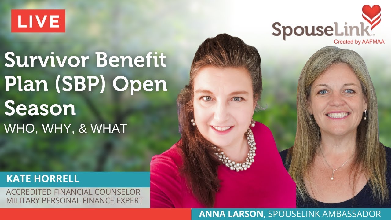 Survivor Benefit Plan (SBP) Open Season YouTube