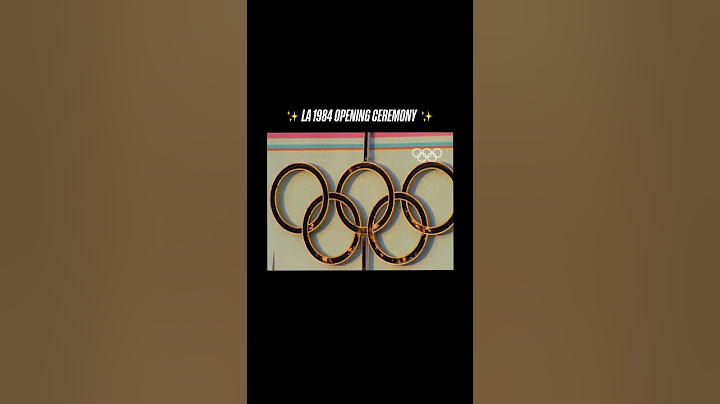41 years ago, the #LA1984 Opening Ceremony set the bar high. 🎉👏 #Olympics