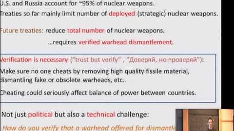 Zero Knowledge Proofs and Nuclear Disarmament - Boaz Barak