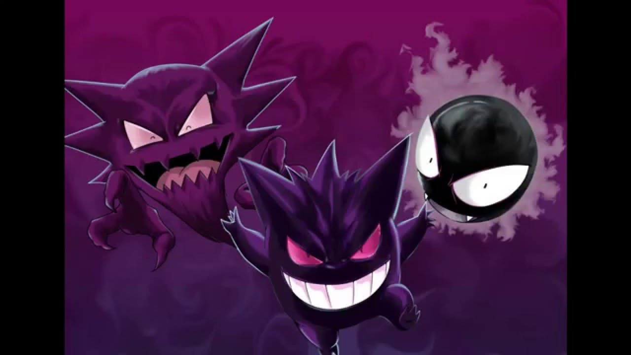 Gastly Haunter y Gengar - Pokemon speedpaint por @ShukeiArt - YouTube