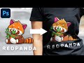 How To Place A Logo On A T-Shirt In Photoshop - 2 EASY Ways