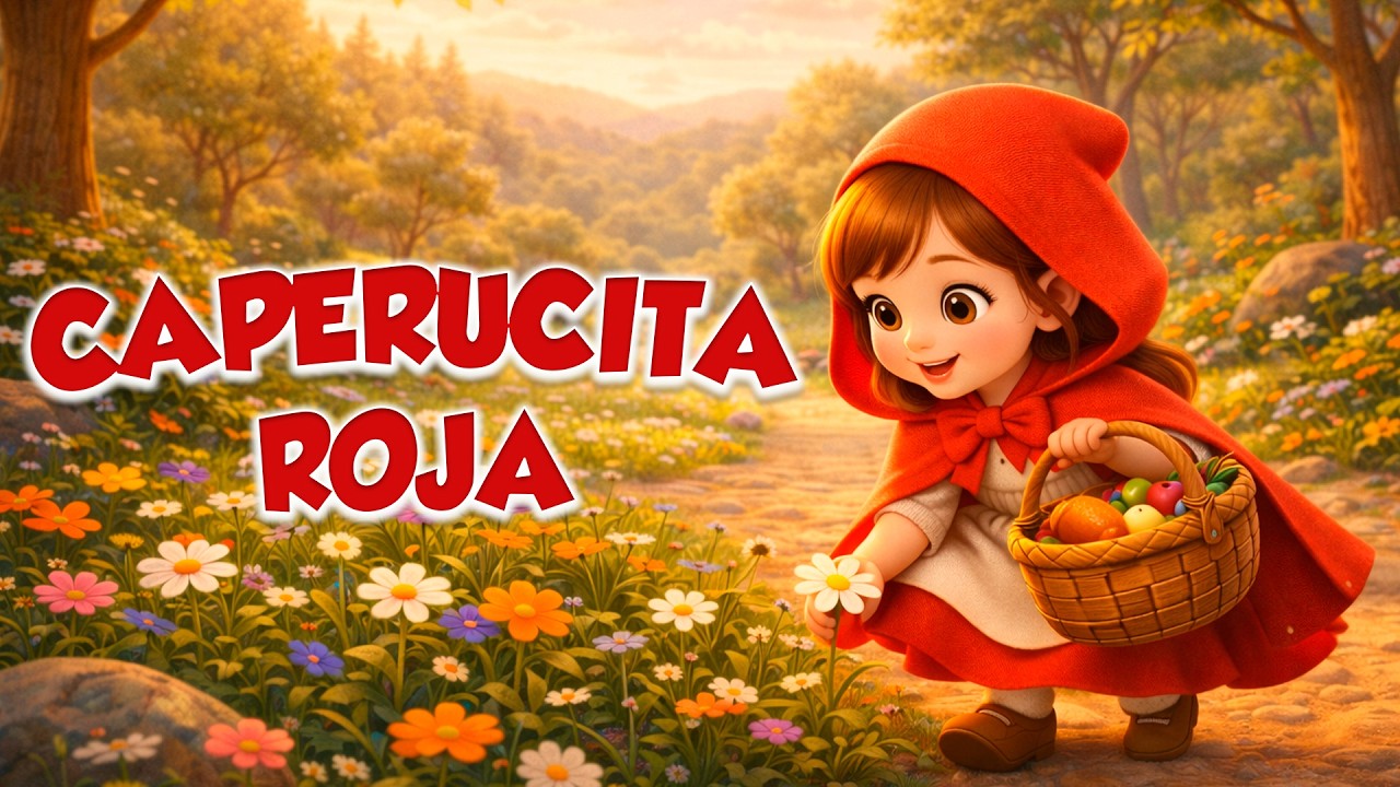 🐺🌲 Caperucita no sabía quién la observaba en el bosque… | Cuento Infantil – Mundo Patín