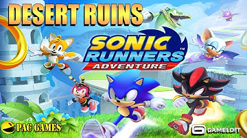 Sonic Runners Adventure - Desert Ruins All Levels 3 Stars