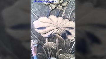 Phù điêu cá chép hóa rồng (Phù điêu xi măng) - Tranh phù điêu Hà Nội