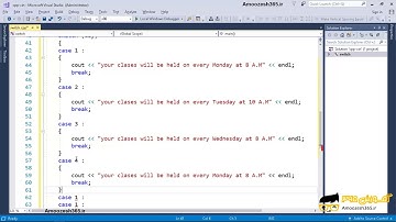 ساختار شرطی switch در سی پلاس پلاس c++