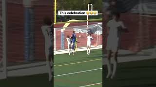 Man was HYPED for that goal 🤣🙌 Noah Fisher | Westfield HS, NJ #soccer #hudl #shorts