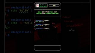 Echo Command Hack: Stop Adding That Extra Character! #nonightgams #echo #linux #basiccommands #short