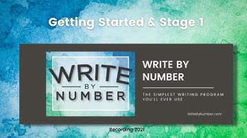 Write by Number: Getting Started and Stage 1