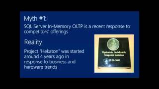 Microsoft SQL Server 2014 In Memory OLTP   Overview 7
