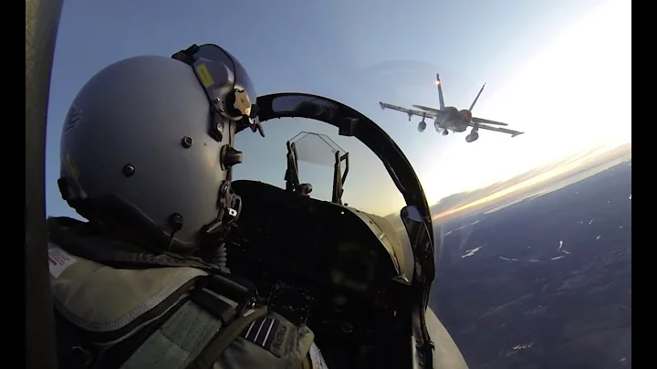 F/A-18 Cockpit View of Landing at Williamtown Airb...