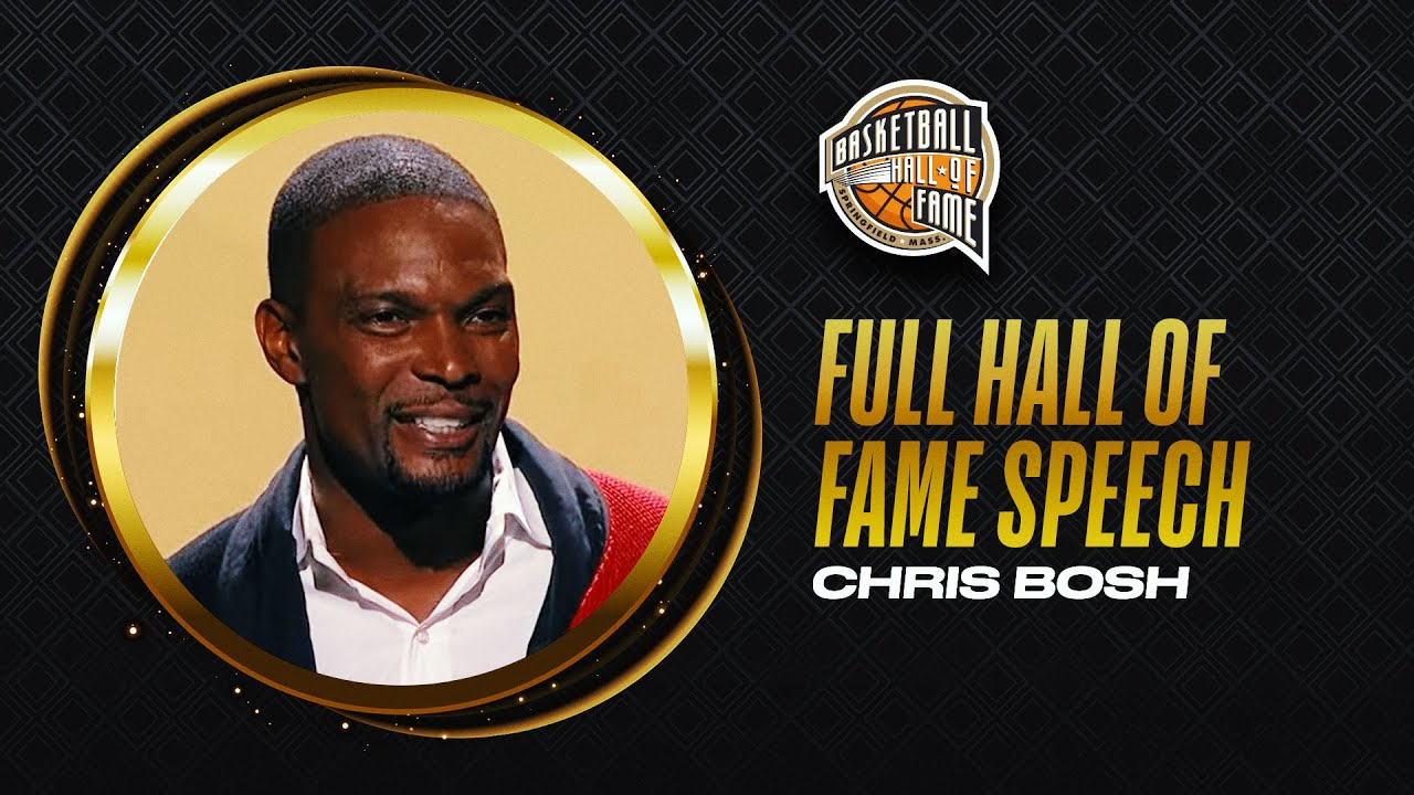 Beyond talents, Chris Bosh's drive to learn, grow led him to Hall of Fame