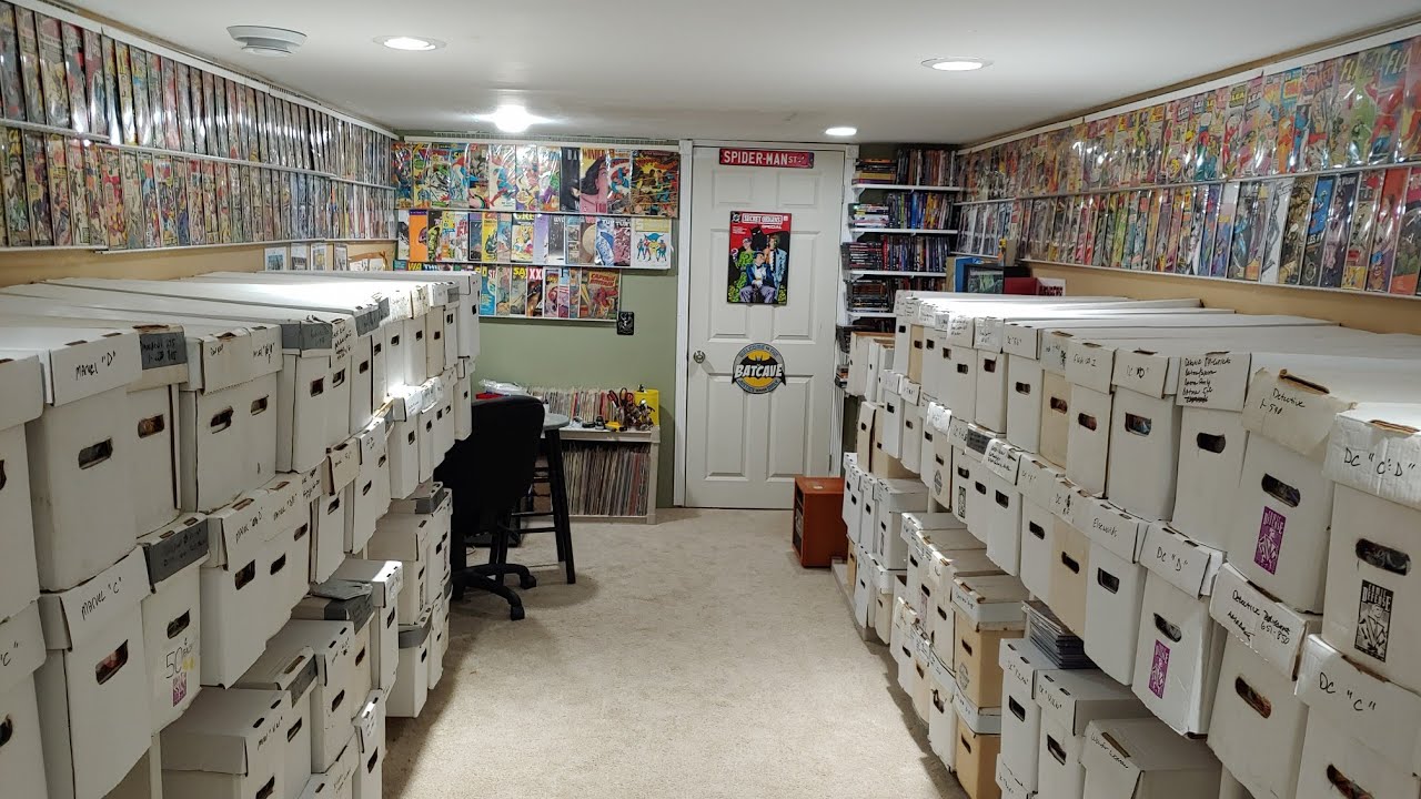 comic book room tour