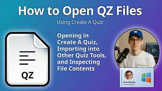Как открыть файлы QZ (данные Create A Quiz) screenshot 1