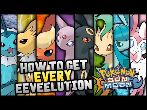 포켓몬 태양과 달에서 모든 Eeveelution을 얻는 방법