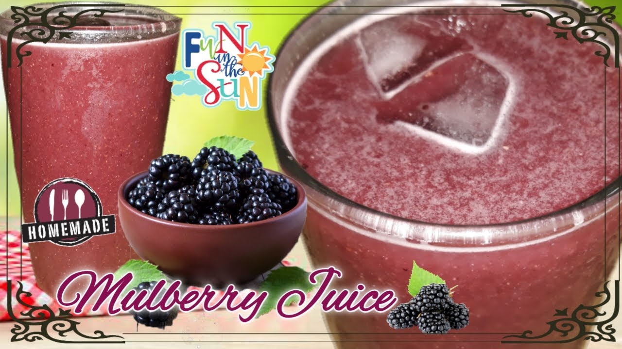 Mulberry Juice Recipe Tasty and Healthy Mulberry Juice Refreshing