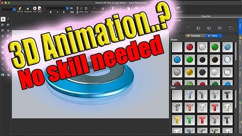 Eenvoudige 3D-animatie met Aurora 3D Animation Maker | Volledige stapsgewijze handleiding