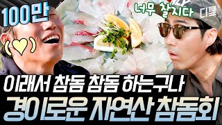 [#삼시세끼어촌편5] 이 싱싱함 어쩔 거야?! 5년을 돌고 돌아 참바다를 만난 참돔! 감격스러운 자연산 참돔회 먹방 👍👍