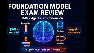 Foundation Model Design Review 🚀 RAG, Agents &amp; Customization (AWS Exam Prep)