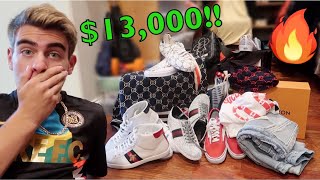 THE BIGGEST $13,000 HYPEBEAST SHOPPING SPREE EVER!!