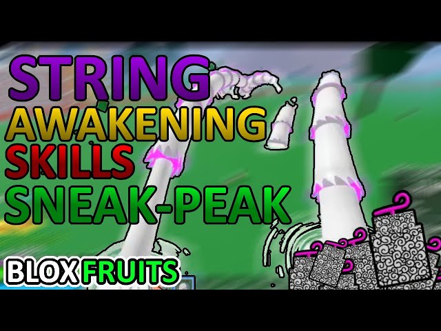 Fully awaken string?! #fyp #stringawakening #stringfruit #bloxfruits #