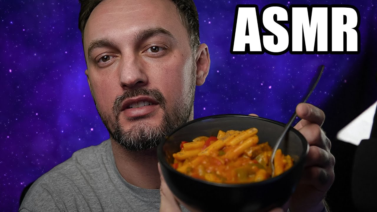 'Birds Eye' Sausage & Peppers Pasta | ASMR (Whispering, Chewing Sounds)
