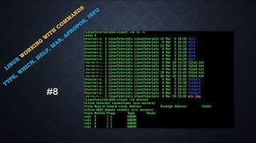 Linux | Working with Commands (type, which, help, man, apropos, whatis)