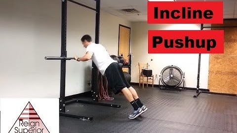 Incline Pushup