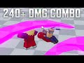 One comboing all might with erza 240 dmg combo  aba