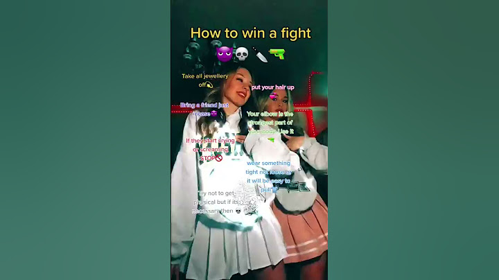 How to win a fight || Girl tips