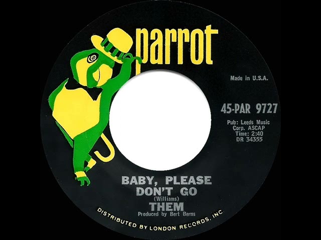 1965 Them - Baby, Please Don't Go (mono 45) - YouTube
