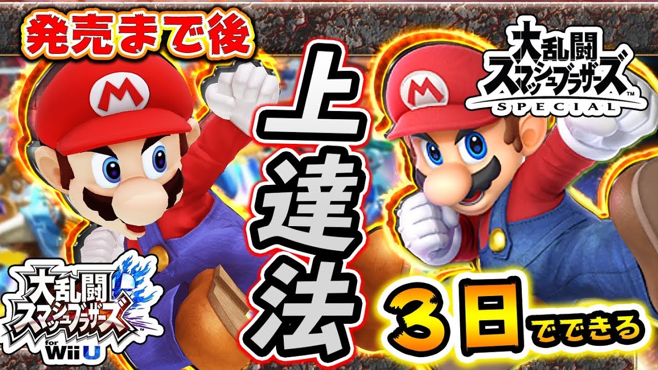 スマブラsp 初心者必見 発売前３日で上級者に近づく上達法 攻略 Youtube