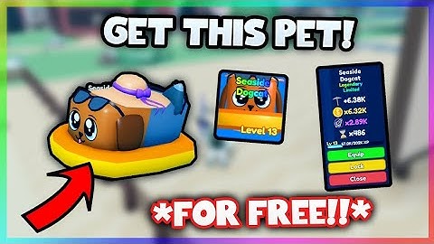 *FASTEST* Way To Get The Seaside Dogcat FOR FREE!!! IN MINING SIMULATOR 2 | ROBLOX
