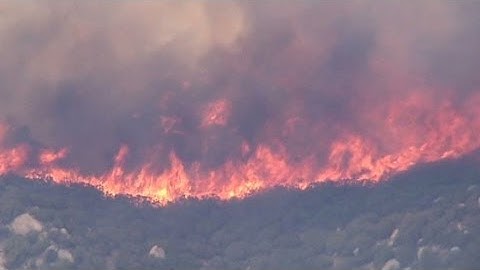Wildfires raging out of control in California