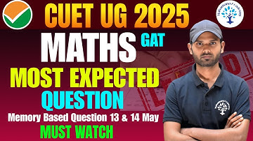 Memory Based Question PAPER ANALYSIS 13 & 14/05/2025 S || GAT CUET UG 2025 #cuet2025paperanalysis