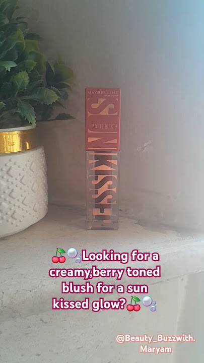 Trying the viral maybelline's sun kissed blush!!😻💓 #maybelline #makeup #korean