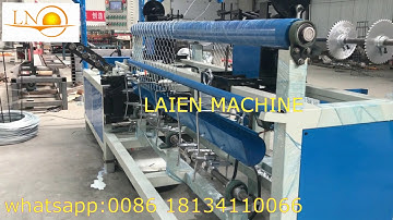 Laien Automatic high speed double wire feeding Chain link fence machine
