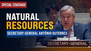 Download lagu Natural resources governance: Intense geopolitical competition - UN Chief | United Nations