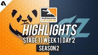 Chengdu Hunters vs Guangzhou Charge | Overwatch League S2 Highlights - Stage 1 Week 1 Day 2