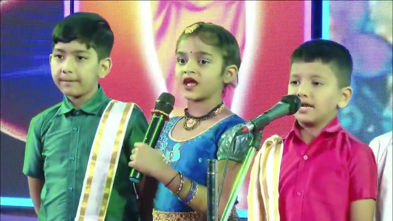Singing at annual day 😍