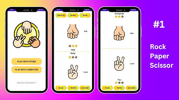 Part 1 || Rock Paper Scissor in Android Studio