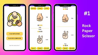 Part 1 || Rock Paper Scissor in Android Studio screenshot 1