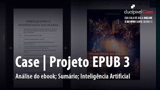 Projeto EPUB 3 - Análise do ebook; Sumário e Inteligência Artificial na Capa