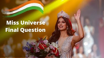 Final Questions for the 70th MISS UNIVERSE Top 3 Miss Universe